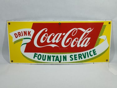 SSP Coca-Cola Fountain Service sign