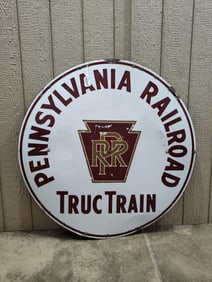 SSP Pennsylvania Railroad Truc Train sign