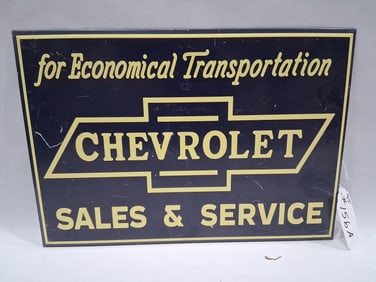 SST Chevrolet "Bow Tie" Reproduction sign