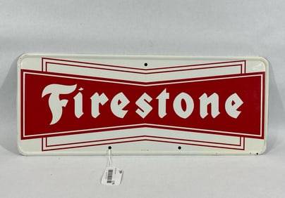 Great NOS SST Firestone self-framed sign