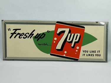 SST "Fresh up" with 7up embossed sign