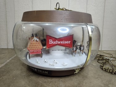 Budweiser Clydesdale carousel display