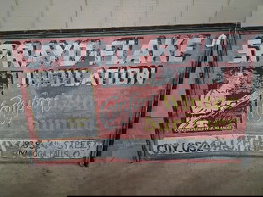 1930s Sprayo-Flake Insulation sign