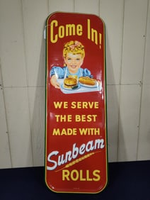 Outstanding SST Sunbeam Rolls embossed sign