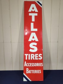NOS SST Atlas Tires-Batteries-Accessories sign