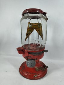Columbus Model "A" octagon glass globe peanut dispenser