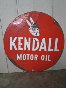 DST Kendall Motor Oil sign
