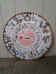 DSP Iso-Vis Motor Oil sign