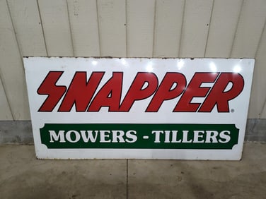 SST Snapper Mowers-Tillers sign