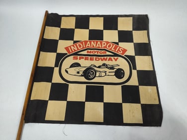 1960s Graphical Indianapolis 500 flag