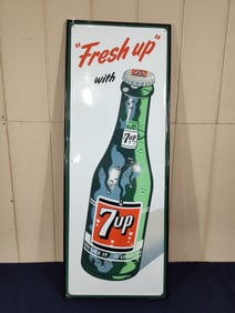 SST "Fresh up" with 7up framed sign