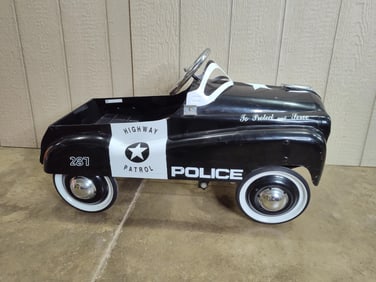 Police pedal car