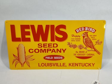 NOS SST Lewis Seed Company sign
