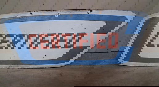 Large SST Certified Service Station sign