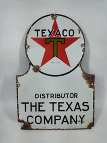 SSP Texaco Distributor die cut sign