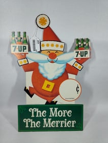 7up Santa The More The Merrier cdbd easelback sign