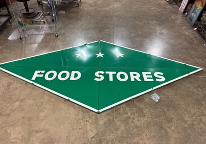 Large SSP 4pc 3-Star Food Stores sign