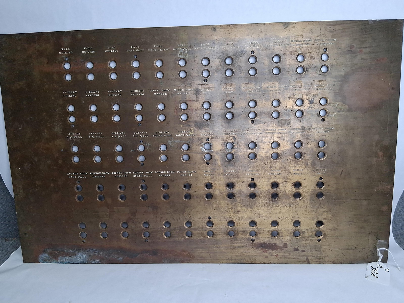 Solid Brass/Bronze Library Switch Panel (1 of 6)