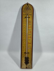 The Central Press Brick Co. wooden thermometer