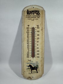 Lehman's Hardware metal thermometer