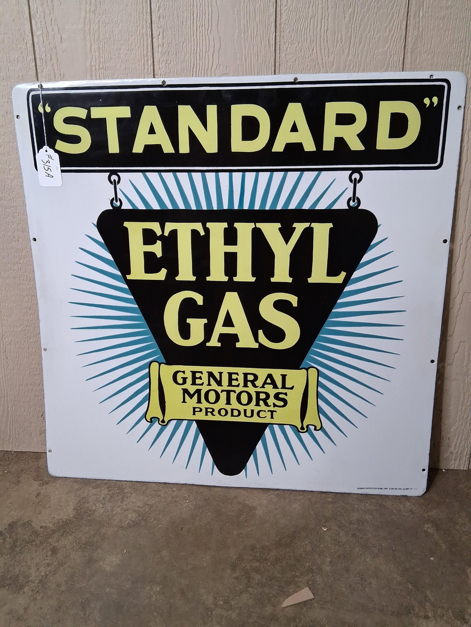 DSP General Motors "Standard" Ethyl Gas restored sign (1 of 7)