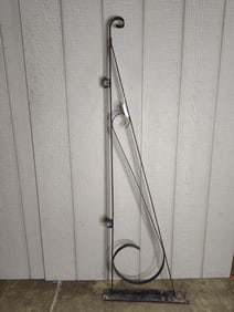 Large iron sign bracket