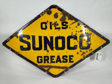 DSP Sunoco Oils-Grease sign