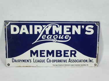 SSP Dairymen's League Member sign