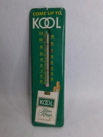 Kool Cigarettes metal thermometer