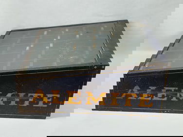 Alemite 5-drw metal and wood display