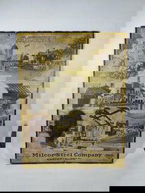 Milcor Steel Co. Canton, OH cardboard sign
