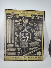 1932 Milcor Steel Co. cardboard product display