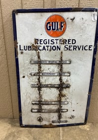 SSP Gulf Lubrication Service sign