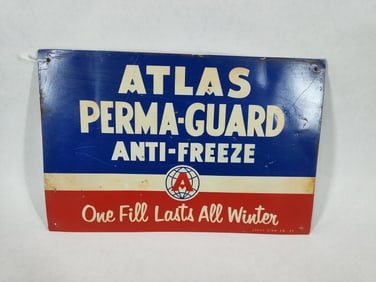 SST Atlas Perma-Guard Anti-Freeze sign