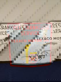 SSP Texaco Motor Oil sign