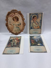 Cowand's Dept Store calendars & Eagle Brand cdbd store display sign