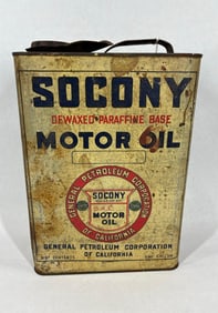 Socony Motor Oil 1gal can
