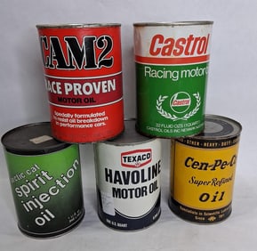 5- Various 1qt cans