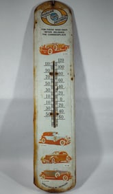 Auburn-Cord-Duesenberg metal thermometer