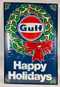 Gulf Happy Holidays framed poster