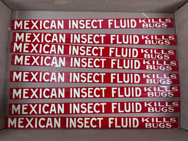 8- Mexican Insect Fluid tin tacker strips