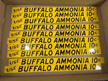 9- Use Buffalo Ammonia tin tacker strips