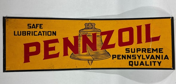 Reproduction Pennzoil sign