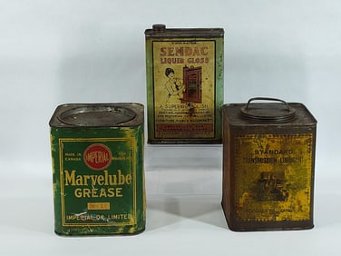 Marvelube, Semdac & Standard cans