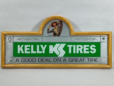 NOS Miss Lotta Miles Kelly Tires sign