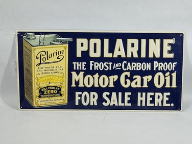 Reproduction Polarine Motor Car Oil sign