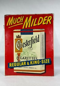 SST Chesterfield Cigarettes embossed sign