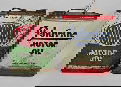 Triumph & Polarine Motor Oil 2gal cans