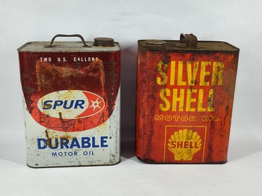 Silver Shell & Spur 2gal cans