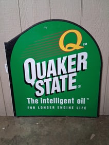 DS Alum Quaker State sign